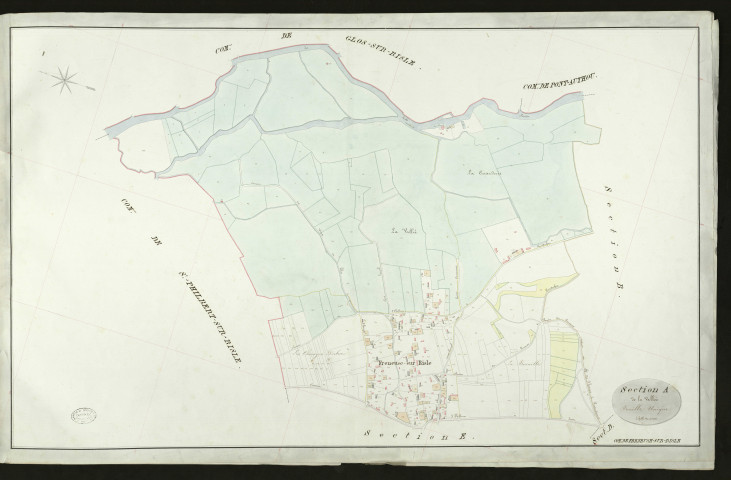 Freneuse-sur-Risle. Section A _ de la Vallée _ Feuille Unique