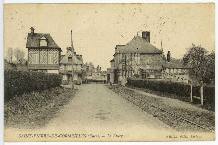Saint-Pierre-de-Cormeilles. Le Bourg.