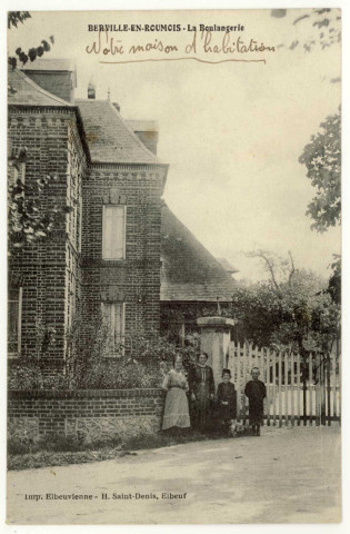 Berville-en-Roumois. La Boulangerie.