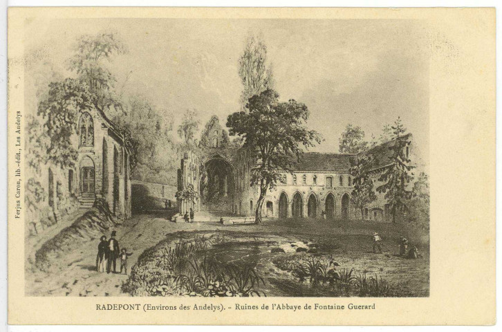 Radepont. Ruines de l'Abbaye de Fontaine-Guérard.