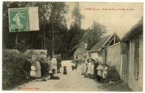 Fains. Route de Pacy à la Noé du Bois.