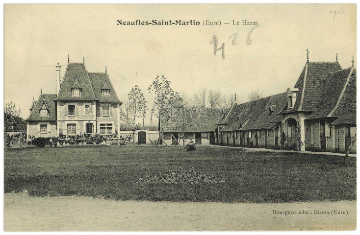 Neaufles-Saint-Martin. Le Haras.