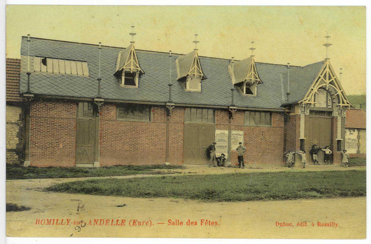 Romilly-sur-Andelle. La Salle des Fêtes.