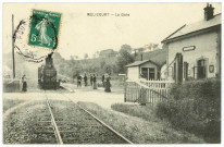 Mélicourt. La Gare.