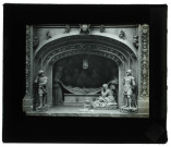 Mise au tombeau de l'église de Solesmes (Sarthe), vue prise au Musée des Monuments français à Paris .