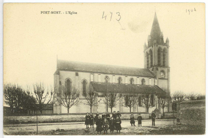 Port-Mort. L'Eglise.