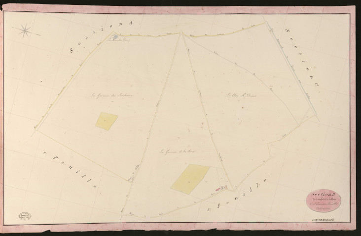 Morgny. Section D _ de Langlet et de la Curie _ 6e et dernière Feuille