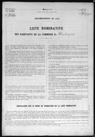 CAHAIGNES 1936