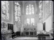 Intérieur de la Chapelle de la Vierge de l'abbaye de Valmont (Seine-Maritime).