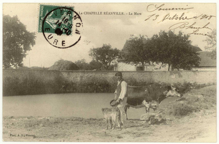 Chapelle-Réanville (La). La Mare.