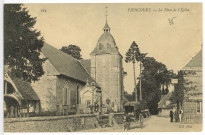 Piencourt. La Place de l'Eglise.