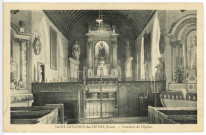 Saint-Grégoire-du-Vièvre. Intérieur de l'Eglise.