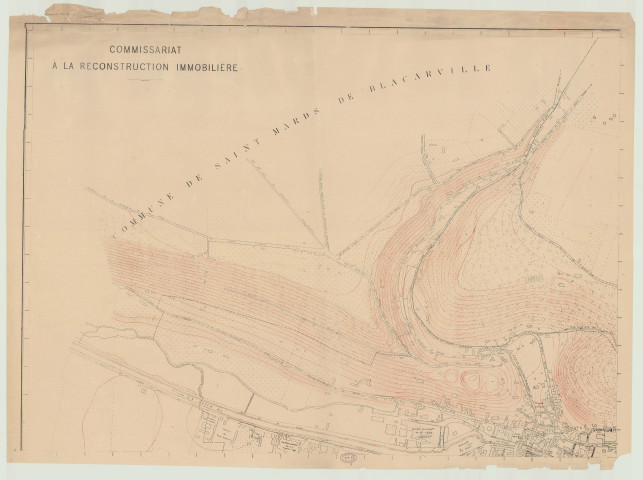 Pont-Audemer _ CTRI _ Fond de plan topographique en 5 feuilles