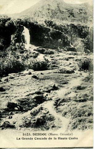 DEBDOU (Maroc Oriental) - La Grande Cascade de la Haute Casba