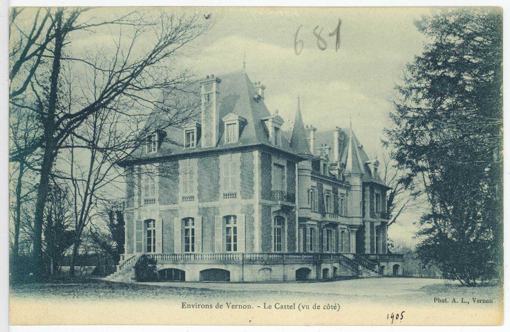 Vernon-Ville. Environs de Vernon. - Le Castel (vu de côté).