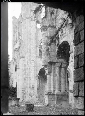 Ruines et vestiges de l'abbaye de Jumièges (Seine-Maritime).
