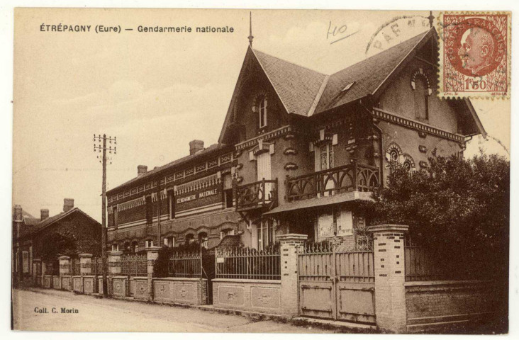 Etrépagny. Gendarmerie Nationale.