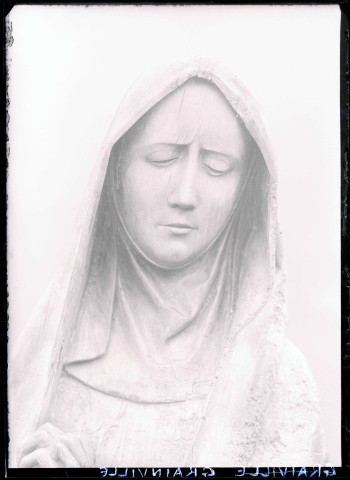 Statue de Vierge de l'église de Grainville (Eure).