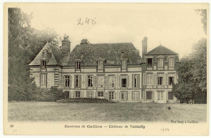 Fontaine-Bellenger. Château de Valdailly.