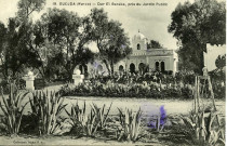 OUDJA (Maroc) - Dar El Baraka, pris du Jardin Public