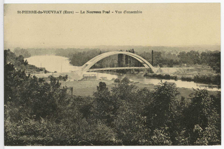 Saint-Pierre-du-Vauvray. Le Nouveau Pont - Vue d'ensemble.