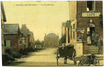 Fresne-l'Archevêque. La Grande Rue.
