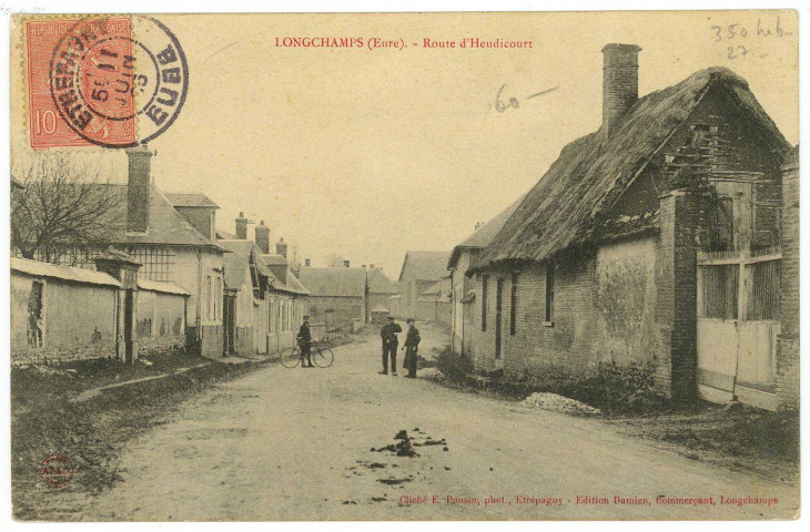 Longchamps. Route d'Heudicourt.