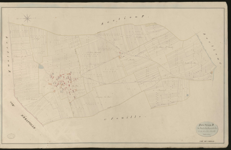Combon. Section D _ du Bois de Combon et de la Prée _ 2e et dernière Feuille