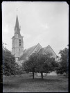 Façade nord de l'église d'Appeville-Annebault (Eure).
