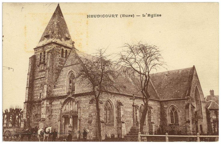 Heudicourt. L'Eglise.