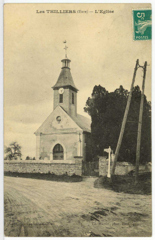 Thilliers-en-Vexin (Les). L'Eglise.