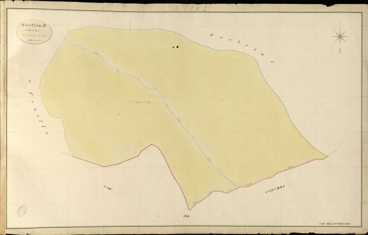 Louversey. Section D _ du grand Parc _ 4e et dernière Feuille