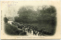 Ecouis. Institution diocésaine. - Le Retour de la Promenade.