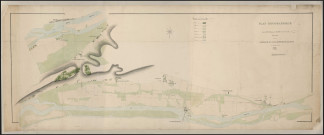 Cours de la Seine Du Manoir à Freneuse - "Plan topographique du cours de la Seine depuis Freneuse jusqu'au Manoir".