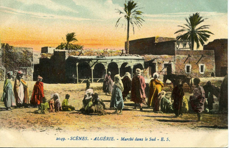 ALGÉRIE. Marché dans le Sud