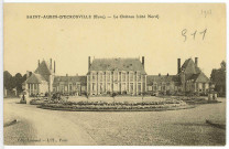 Saint-Aubin-d'Ecrosville. Le Château (côté Nord).