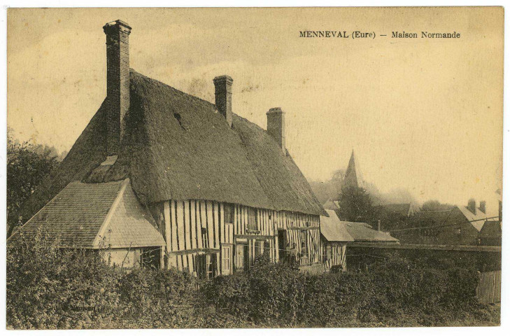 Menneval. Maison Normande.