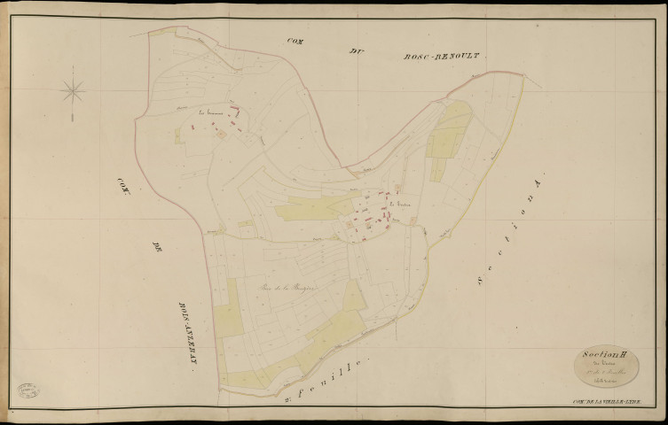Vieille-Lyre (La). Section H _ du Tertre _ 1re de 2 Feuilles