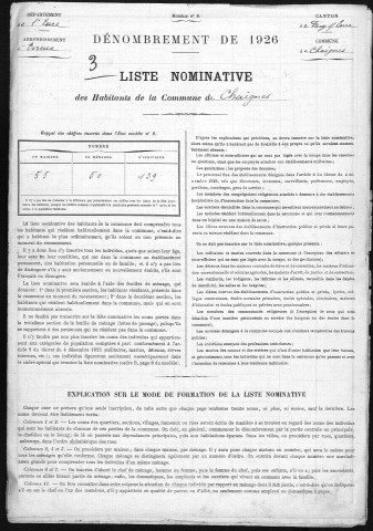 CHAIGNES 1926