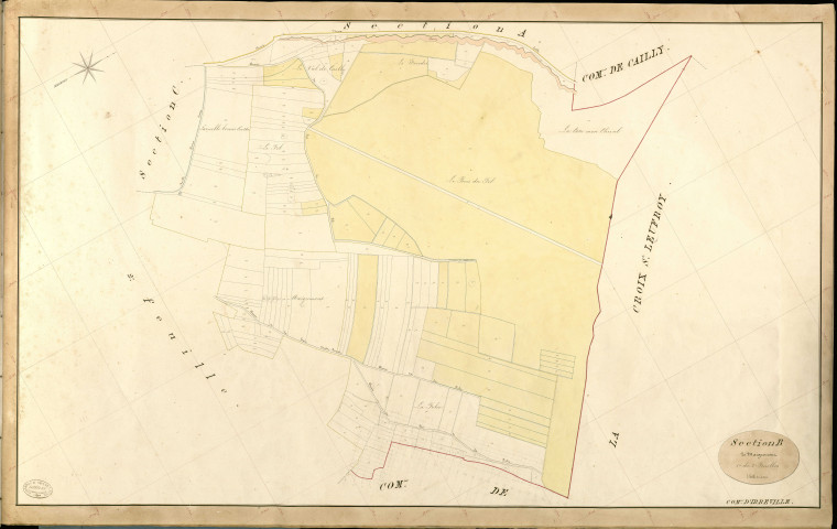 Irreville. Section B _ de Maigremont _ 1re de 2 Feuilles