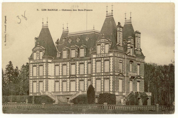 Barils (Les). Château des Bois-Francs.