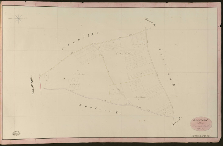 Nojeon-le-Sec. Section F _ des Pérons _ 2e et dernière Feuille