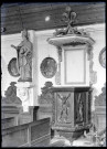 Chaire de l'église d'Authouillet (Eure).