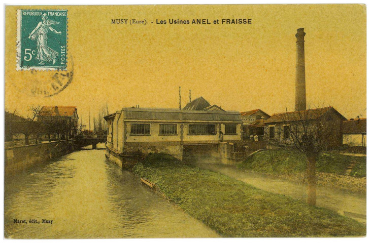 Muzy. Les Usines Anel et Fraisse.
