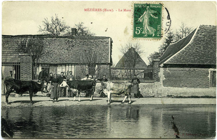 Mézières-en-Vexin. La Mare.
