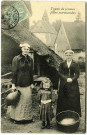 Divers. Types de jeunes filles normandes.