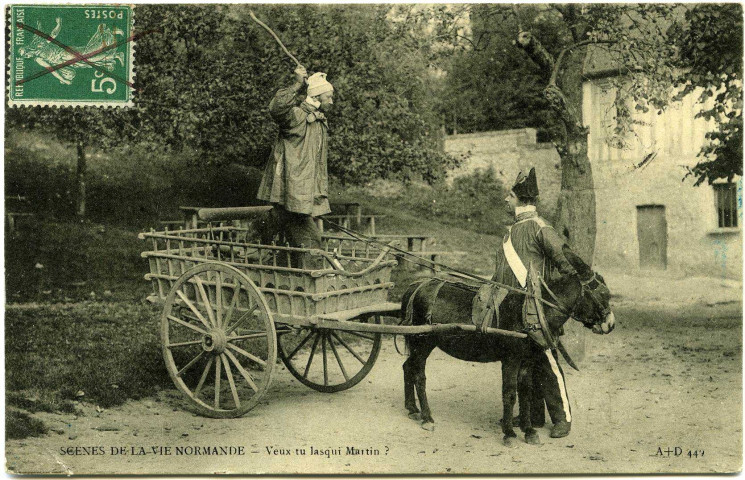 Divers. Scènes de la Vie Normande. - Veux tu lasqui Martin ?