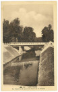 Louviers-Ville. Le Canal et le nouveau Pont de la Vilette.
