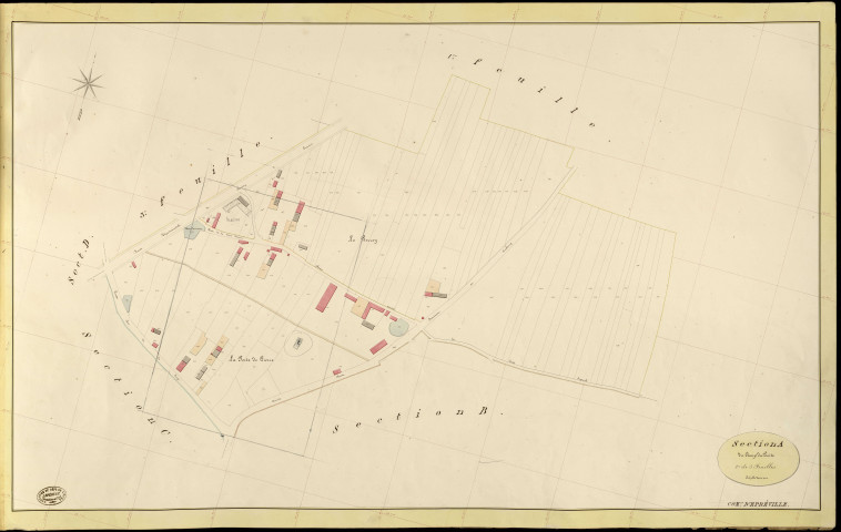 Epreville-près-le-Neubourg. Section A _ du Camp du Puits _ 2e de 3 Feuilles