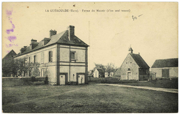 Guéroulde (La). Ferme du Manoir (d'un seul tenant).